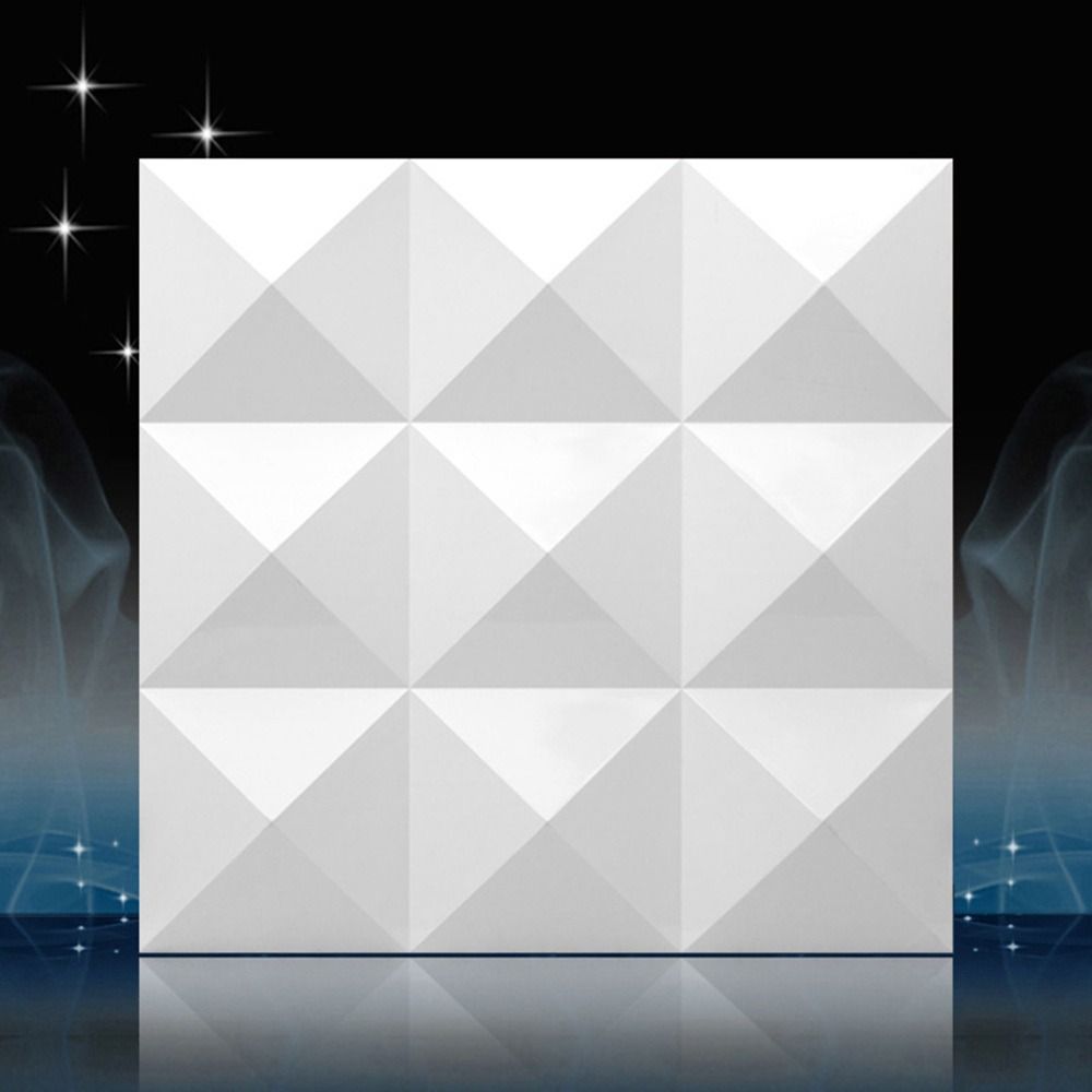 Белая 3D-панель для стен 50*50 – обзор и цена Pvc Panel Background